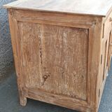 Old chest of drawers in light wood