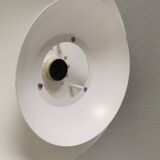 White hanging lamp from the 1980s, produced by Form-Light Denmark.