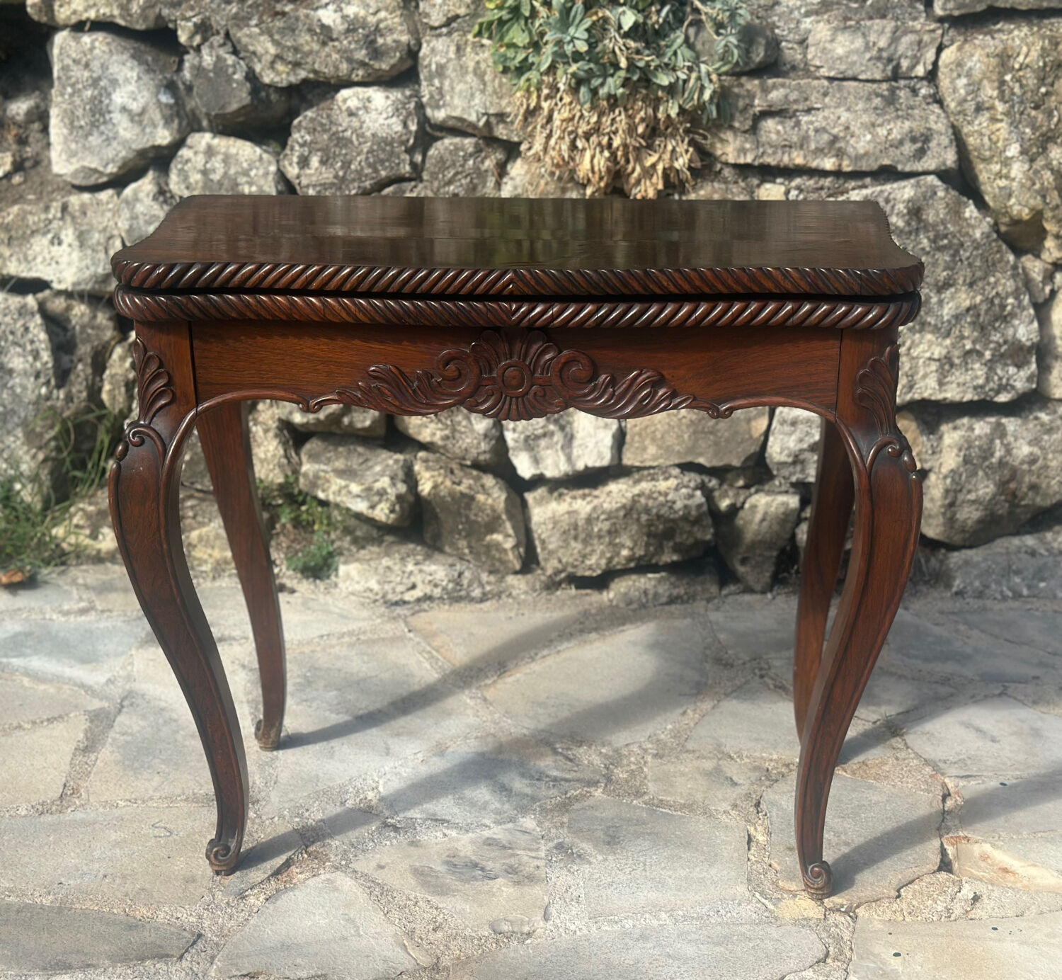 Louis XV style games table, 19th century