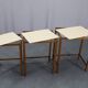 1940s Art Deco Nesting Tables with Opaxy Glass Top, Czechoslovakia