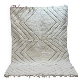 Tapis marocain berbère blanc décoré 200cmx300cm