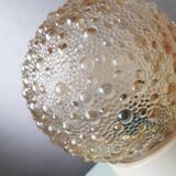 60s glass mid-century ceiling light