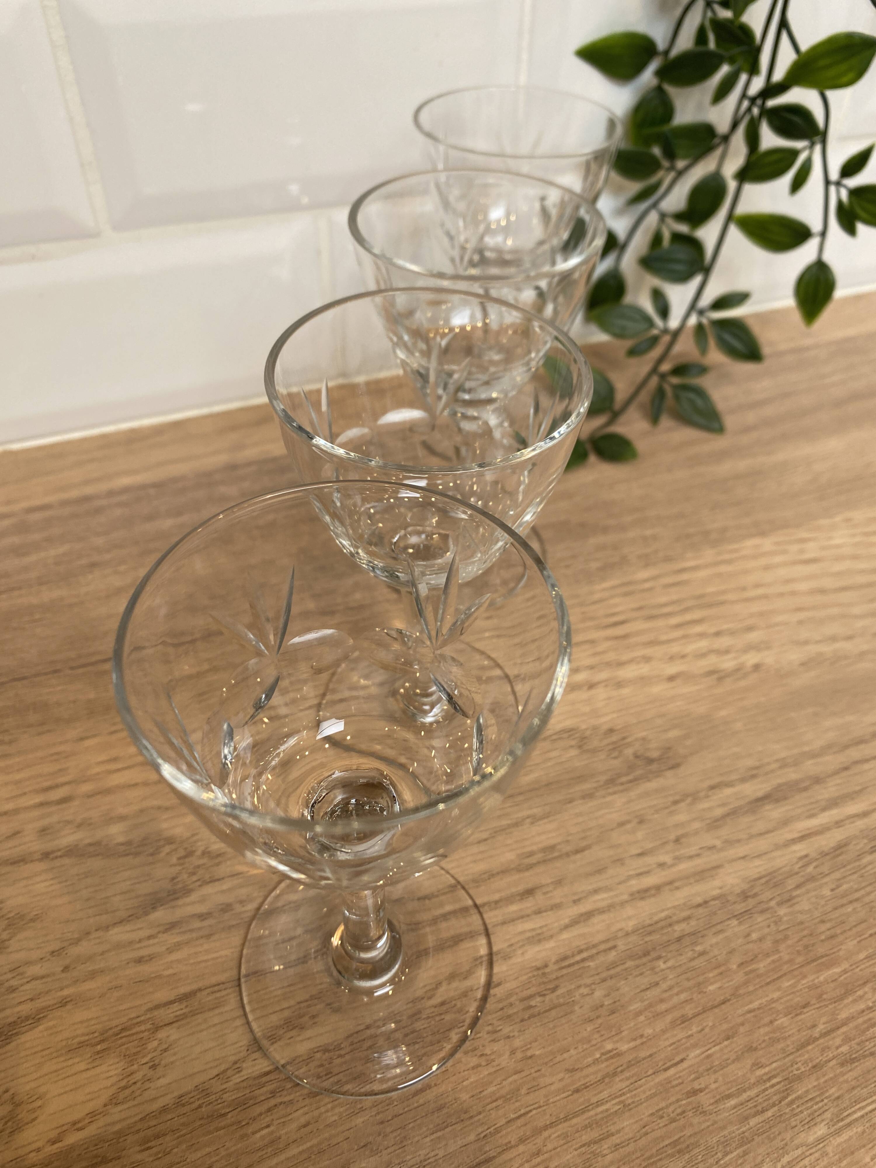 Set de 4 verres à porto
