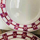 X6 Stuart Moulins des loups France flat plates - vintage-retro-kitchen