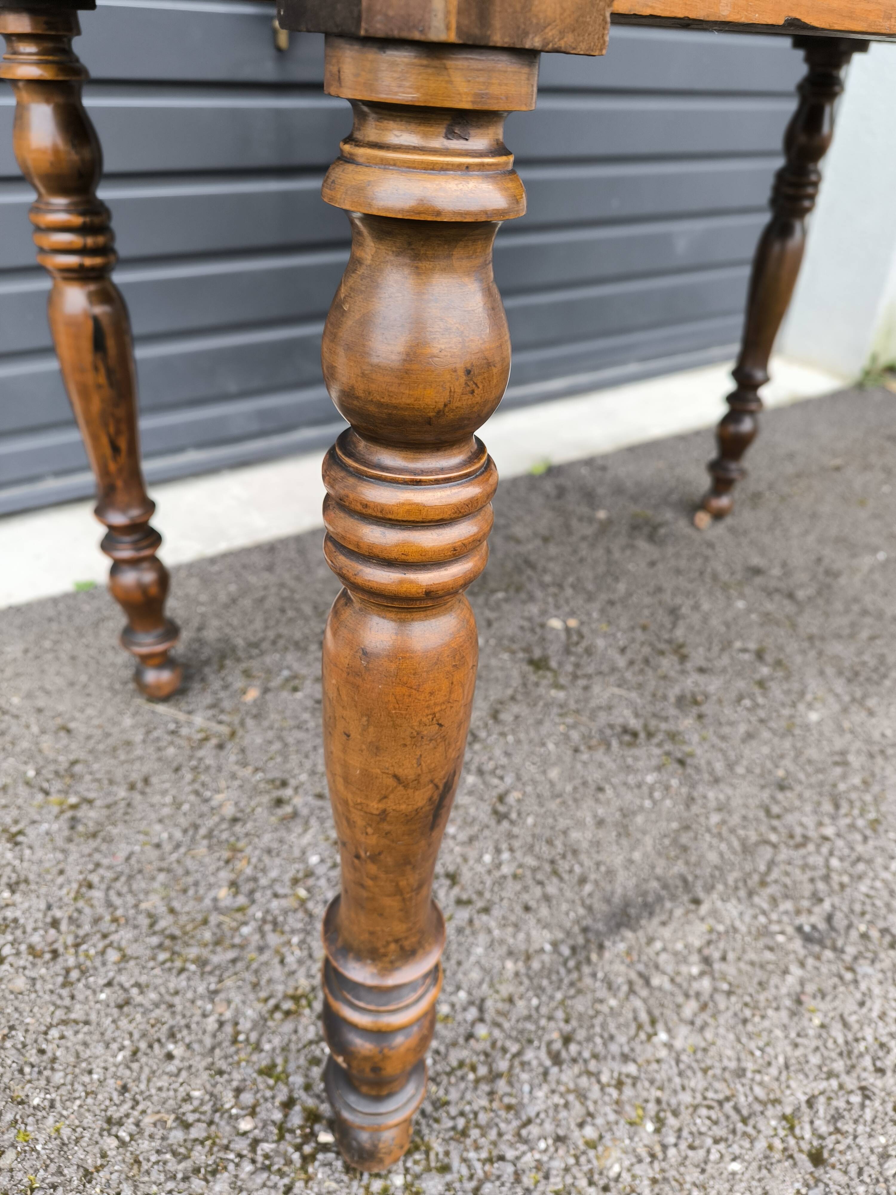 Louis Philippe style stepped flat desk