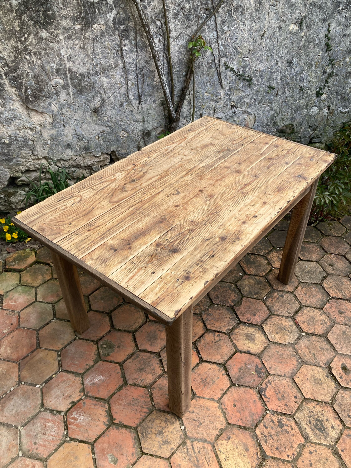 Old farmhouse table