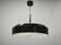 1960s NAPAKO Modernist Black Glass Pendant Light, Czechoslovakia