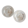 2 assiettes terre de fer Lunéville