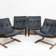 Set of 4 Kangaroo chairs, Westnofa, Norway 1970