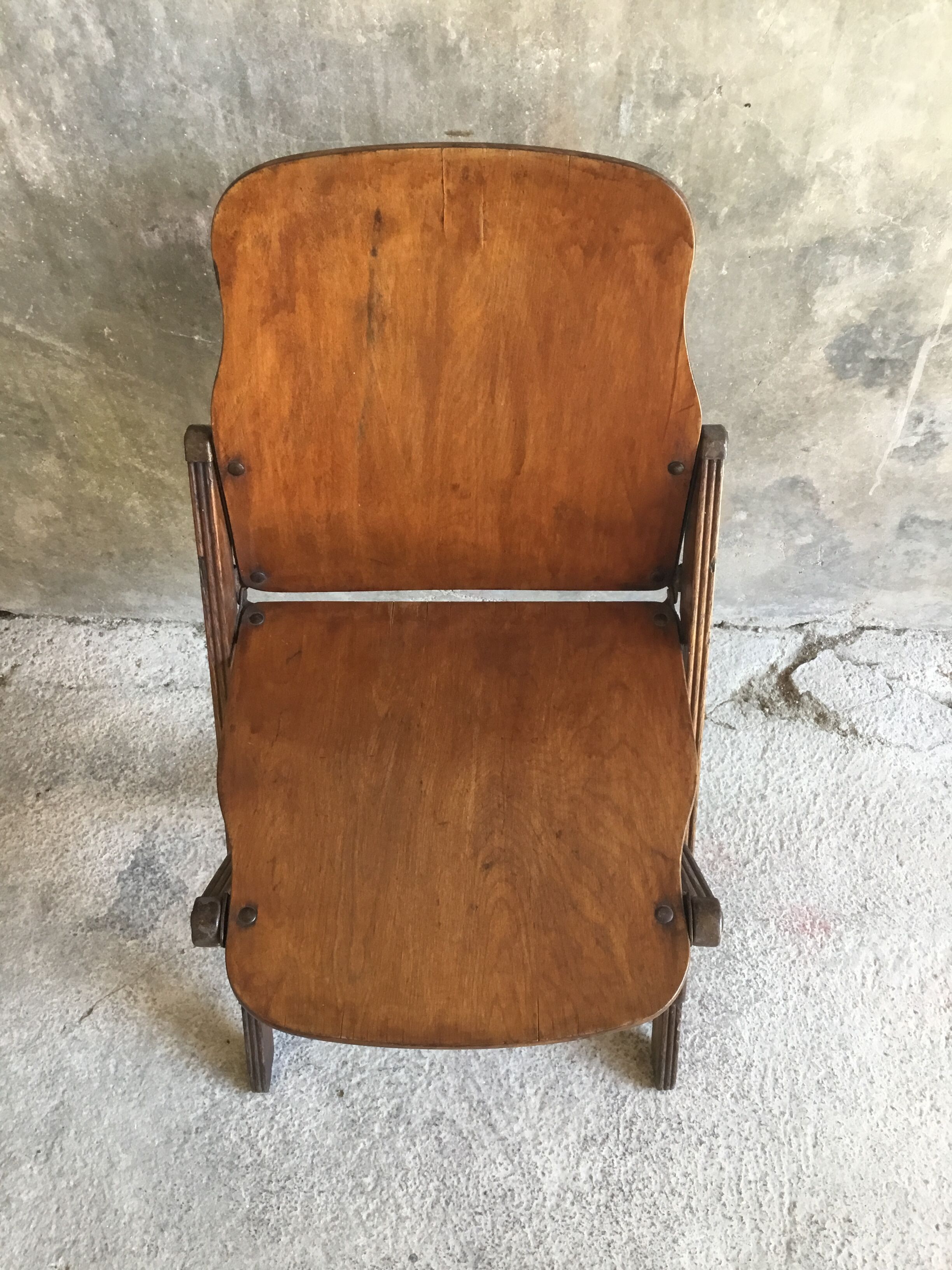 Pair of folding US chairs 2nd World War American Seating co Grand Rapids - 1940