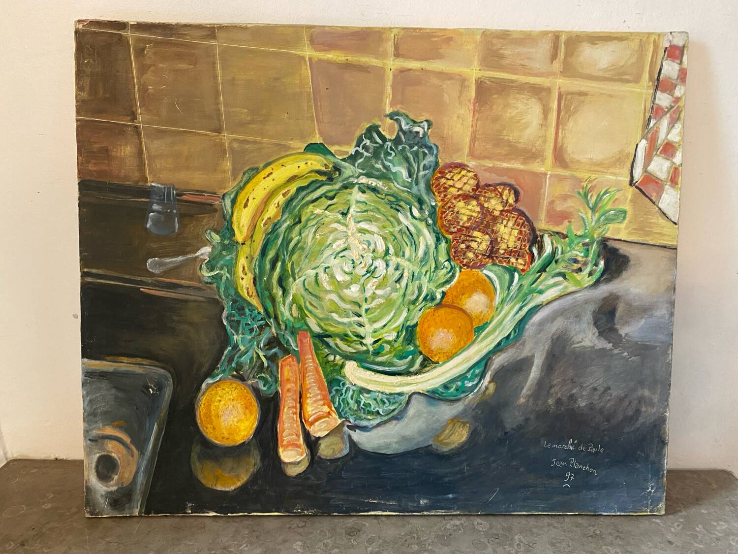 Still life signed Jean Planchon from 1997