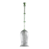 Suspension en verre de Murano attribuée à Flavio Poli pour Seguso, Italie, années 1940
