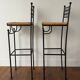 Tabouret de bar en fer forgé