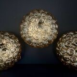 "Bubble" glass wall light trio - 1960.