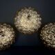 "Bubble" glass wall light trio - 1960.