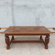 Renaissance style oak table