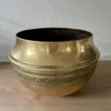 Brass flowerpot 28cm