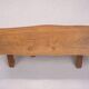 Organic Coffee Table / Bench in Solid Elm by C.A. Beijbom, The Modern Scandinavian
