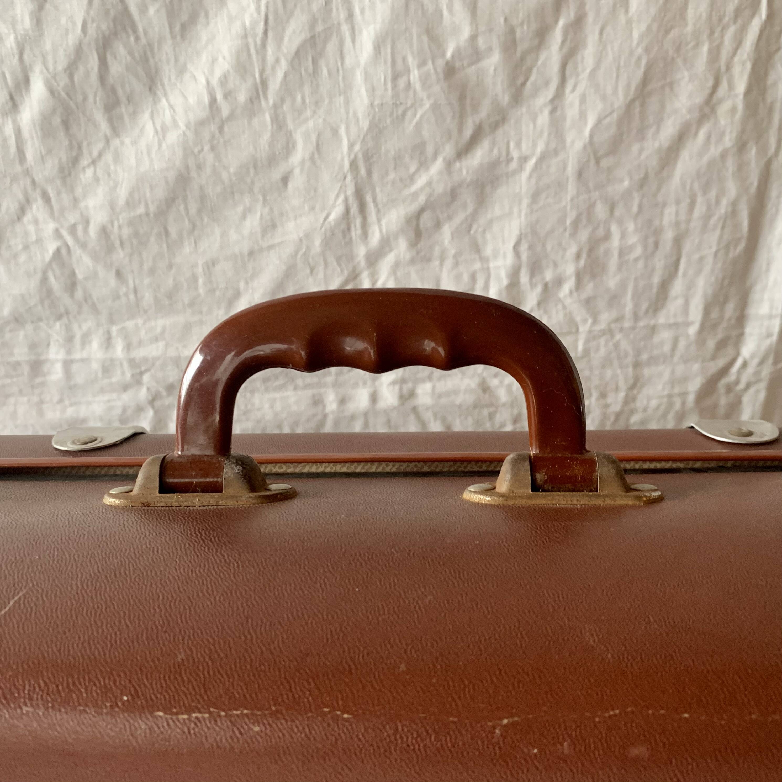 Old fiberglass suitcase