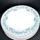 Moulin des Loups & Hamage set of 11 flat plates Ancient Athens in earthenware 1900