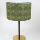 Pair of table lamps or accent lamps in brass and leather by J.T. Kalmar, Mid-Century, Austria, 1960s.
