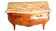 Louis XV curved chest of drawers, rosewood marquetry