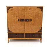 Commode scandinave en orme, Swedish modern, Suède, 1940