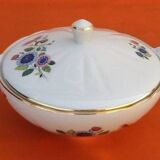 Porcelain tureen with floral decoration Berry Haute Porcelaine