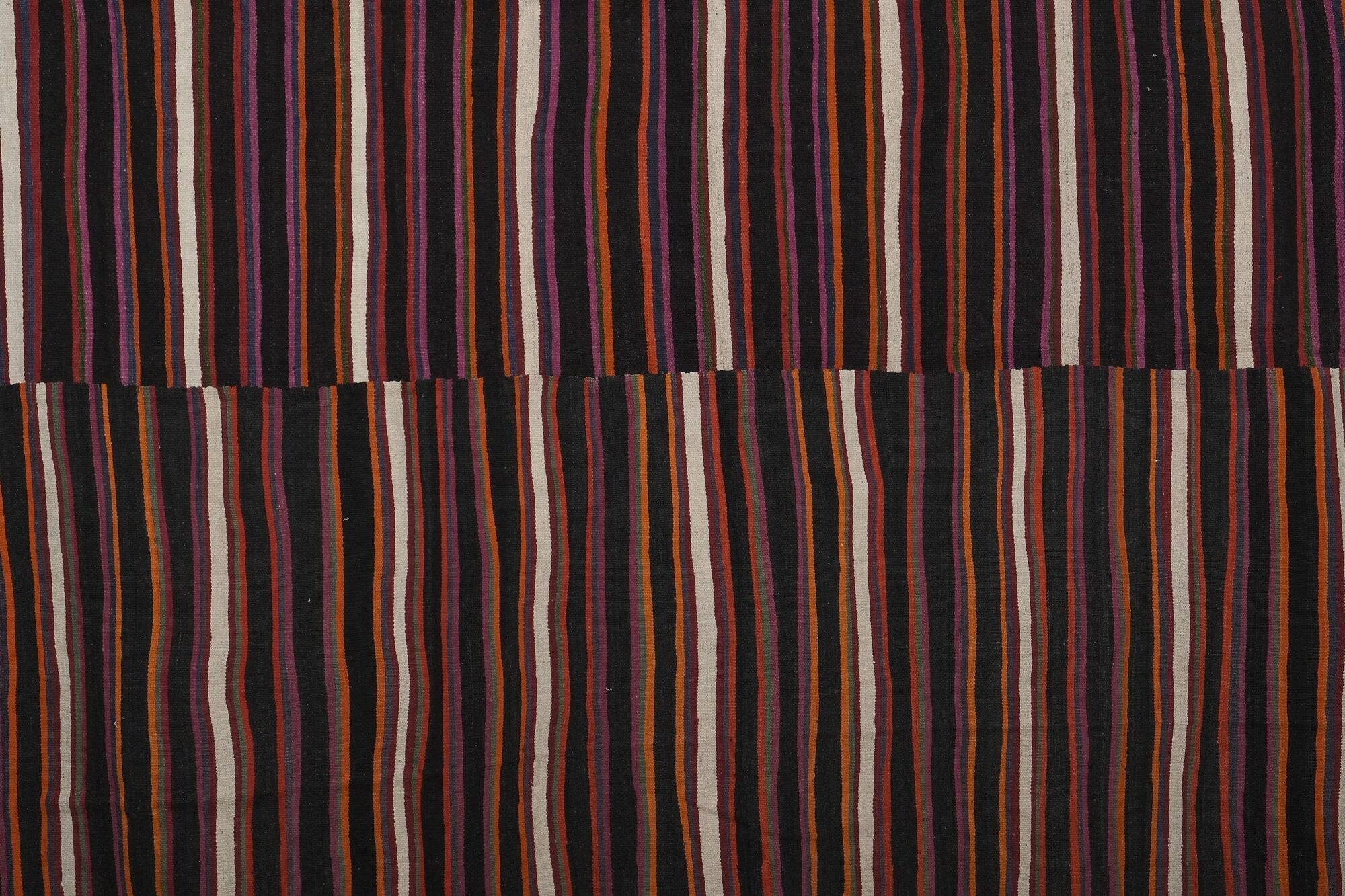 Vintage Turkish kilim handwoven 277x340 cm