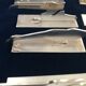 12 knife holders signed Yorel Art Deco