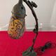 Articulated glass paste lamp, Art Nouveau