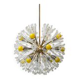 Lustre Spoutnik 12 lumières Flacon Stejnar Nikoll années 1960 vintage