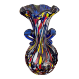 Multicolored Murano vase circa 1940
