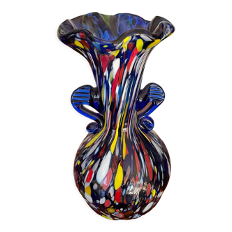 Vase Murano multicolore circa 1940