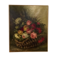 Painting, oil on canvas, still life with flowers signed A Gondois