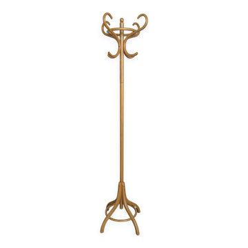 Vintage Bentwood Coat Stand, Thonet Style Hall Tree, Wood Coat Rack