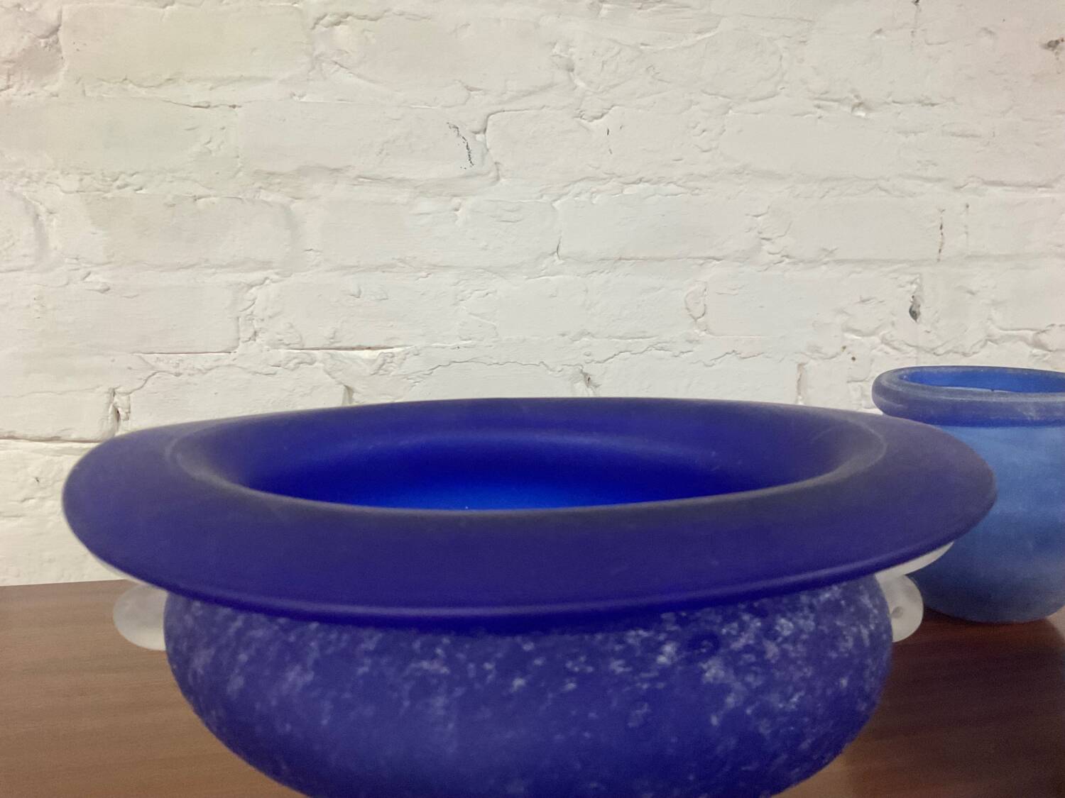 Trio of Murano “Scavo” plant pots from the 60s and 70s