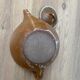 Glazed stoneware teapot