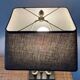 Vintage marble and brass bouillotte lamp