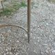 Antique vintage coffee table with marble top