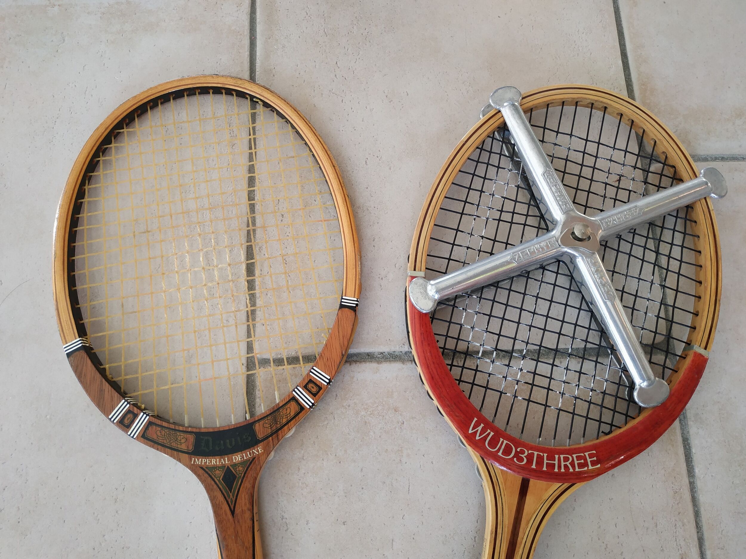 Raquettes tennis bois vintage 1960/1970