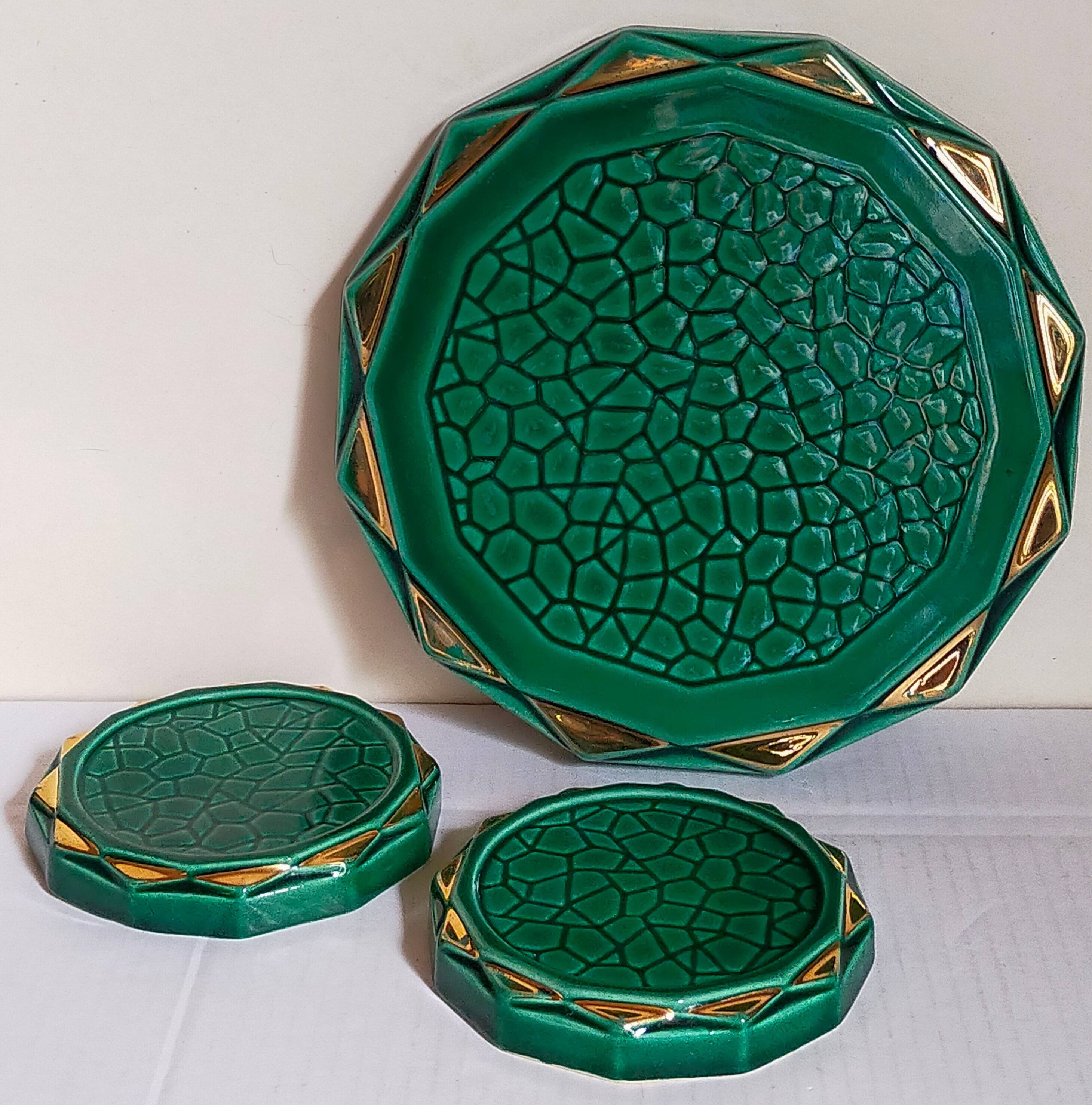 Slush trivets and bottle coastersvintages