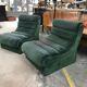 Pair of 70s velvet heaters
