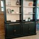 Black and wood dresser bookcase