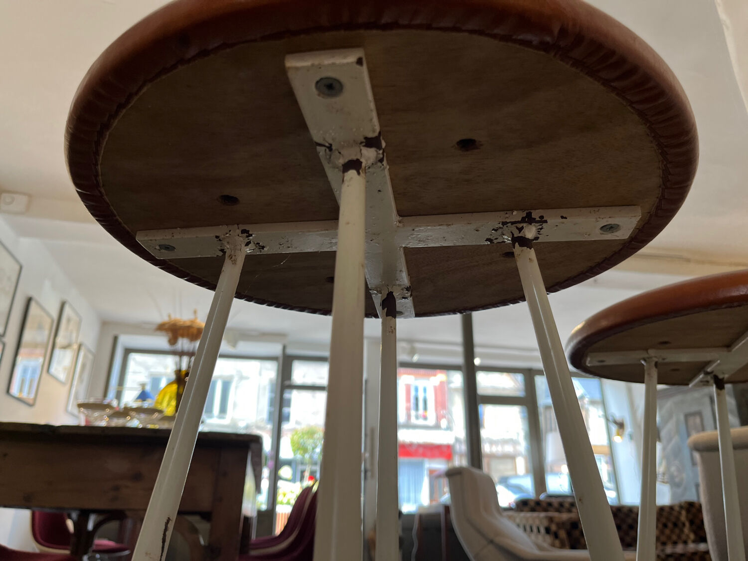 Pair of high stools 1950