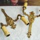 Old bronze rock style appliques