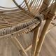 Rattan shell chair