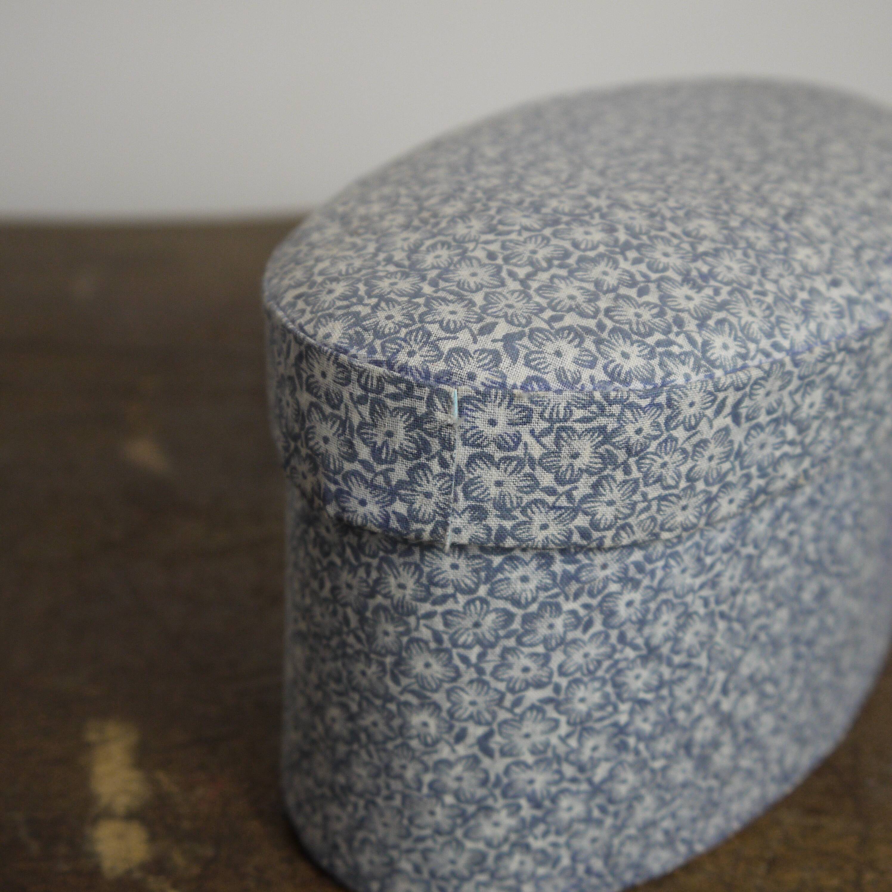 Blue cloth box