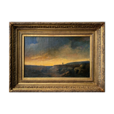 Table XIX° Romantic "Solitary shepherd at dusk" HST/P + frame