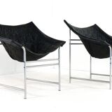 Set of 2 Gerard van den Berg for Montis Swing armchairs